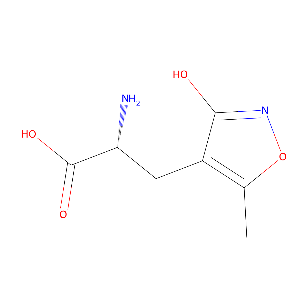 (R)-Ampa molecular structure, CAS 83654-13-1