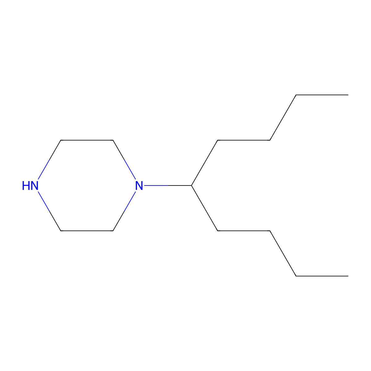 1-Nonan-5-ylpiperazine molecular structure, CAS 83655-59-8