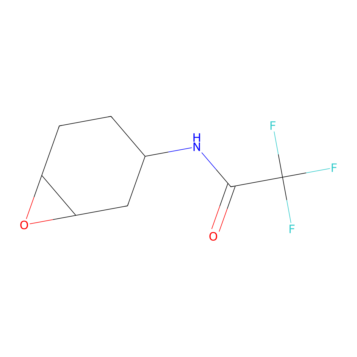 2,2,2-Trifluoro-N-[(1R,3S,6S)-7-oxabicyclo[4.1.0]heptan-3-YL]acetamide molecular structure, CAS 836607-58-0