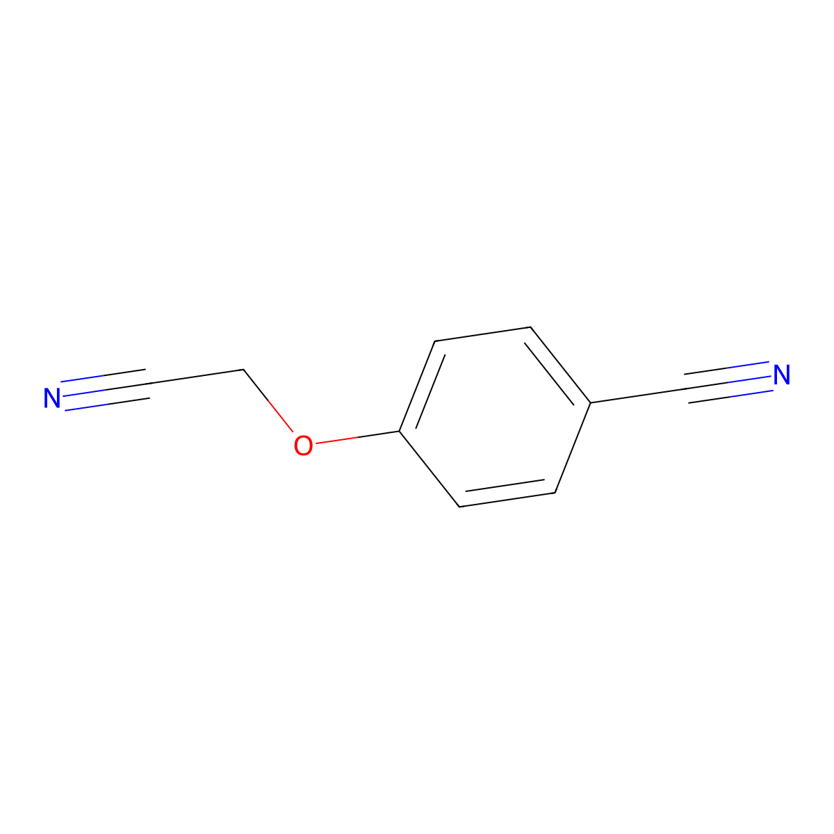 4-(Cyanomethoxy)benzonitrile molecular structure, CAS 83663-87-0