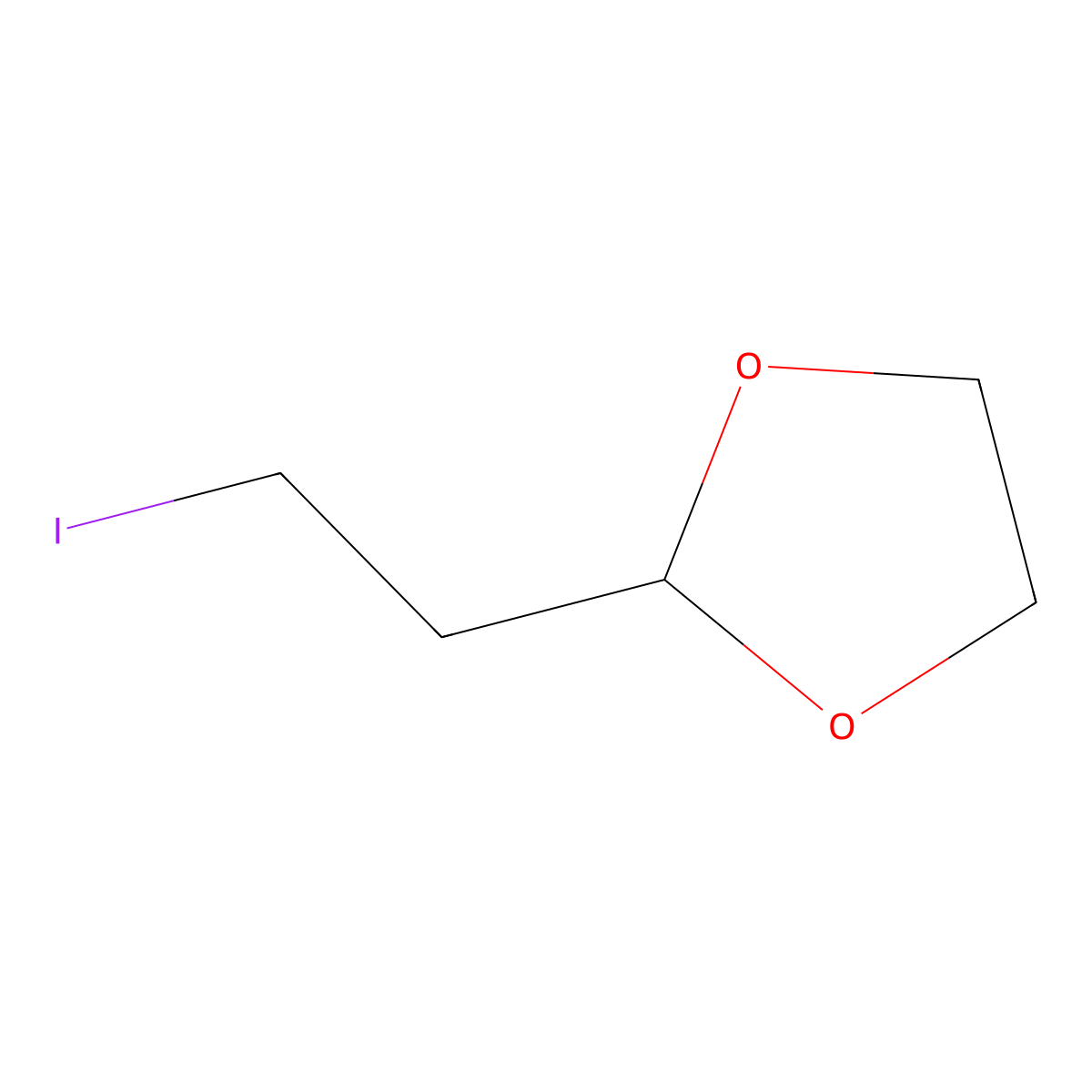 2-(2-Iodoethyl)-1,3-dioxolane molecular structure, CAS 83665-55-8