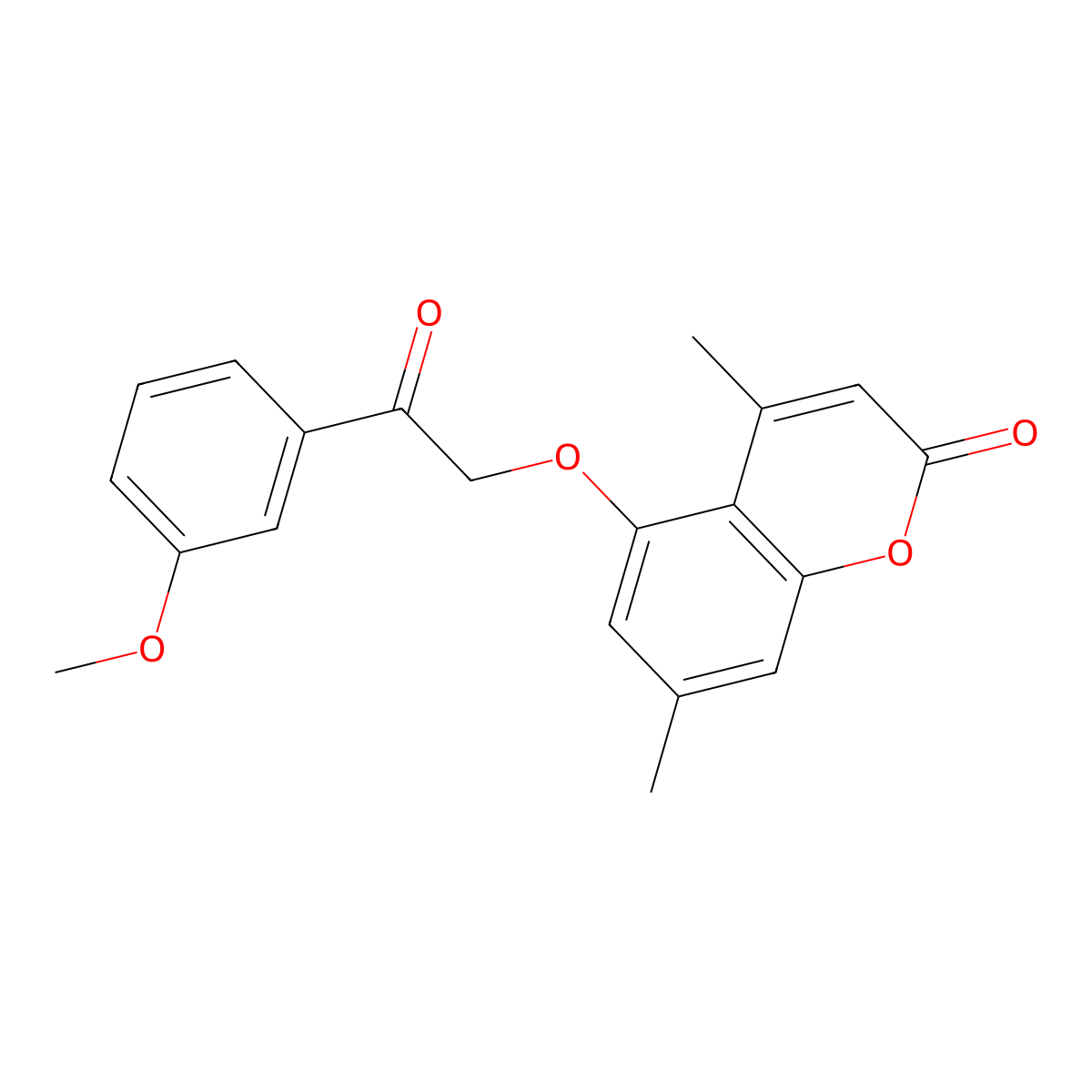5-[2-(3-methoxyphenyl)-2-oxoethoxy]-4,7-dimethyl-2H-chromen-2-one molecular structure, CAS 836663-14-0
