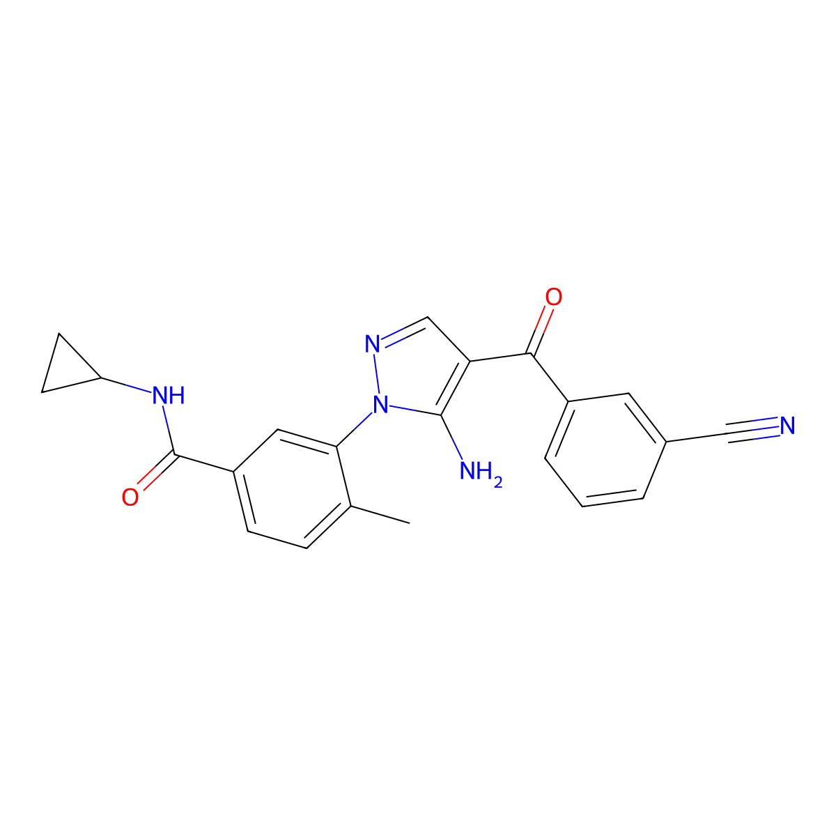 Acumapimod molecular structure, CAS 836683-15-9