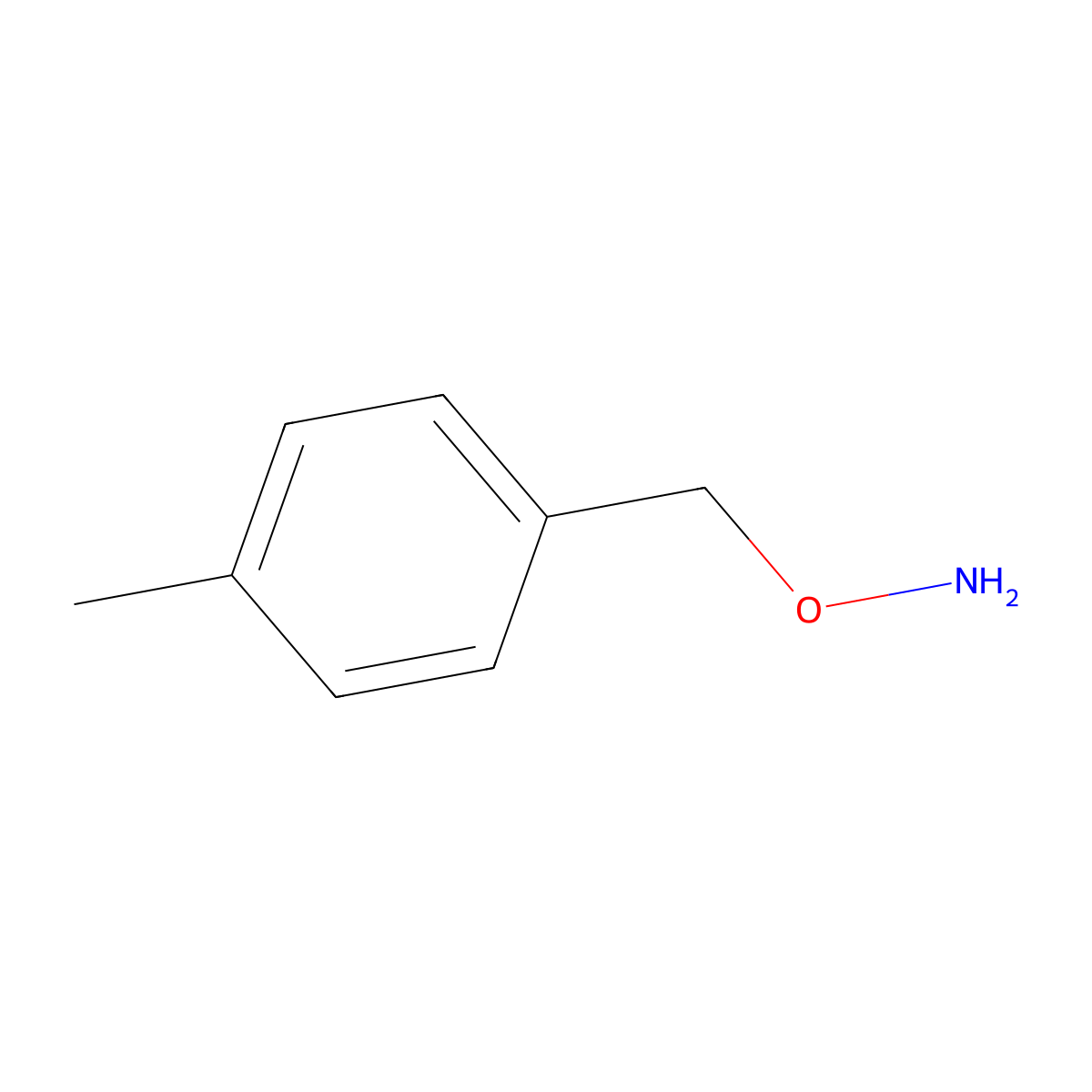 O-(4-methylbenzyl)hydroxylamine molecular structure, CAS 83670-44-4