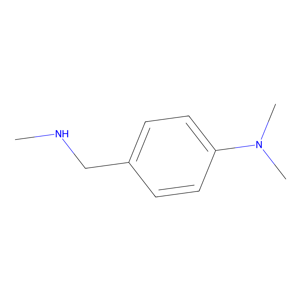 N-methyl-4-(N,N-dimethylamino)benzylamine molecular structure, CAS 83671-43-6