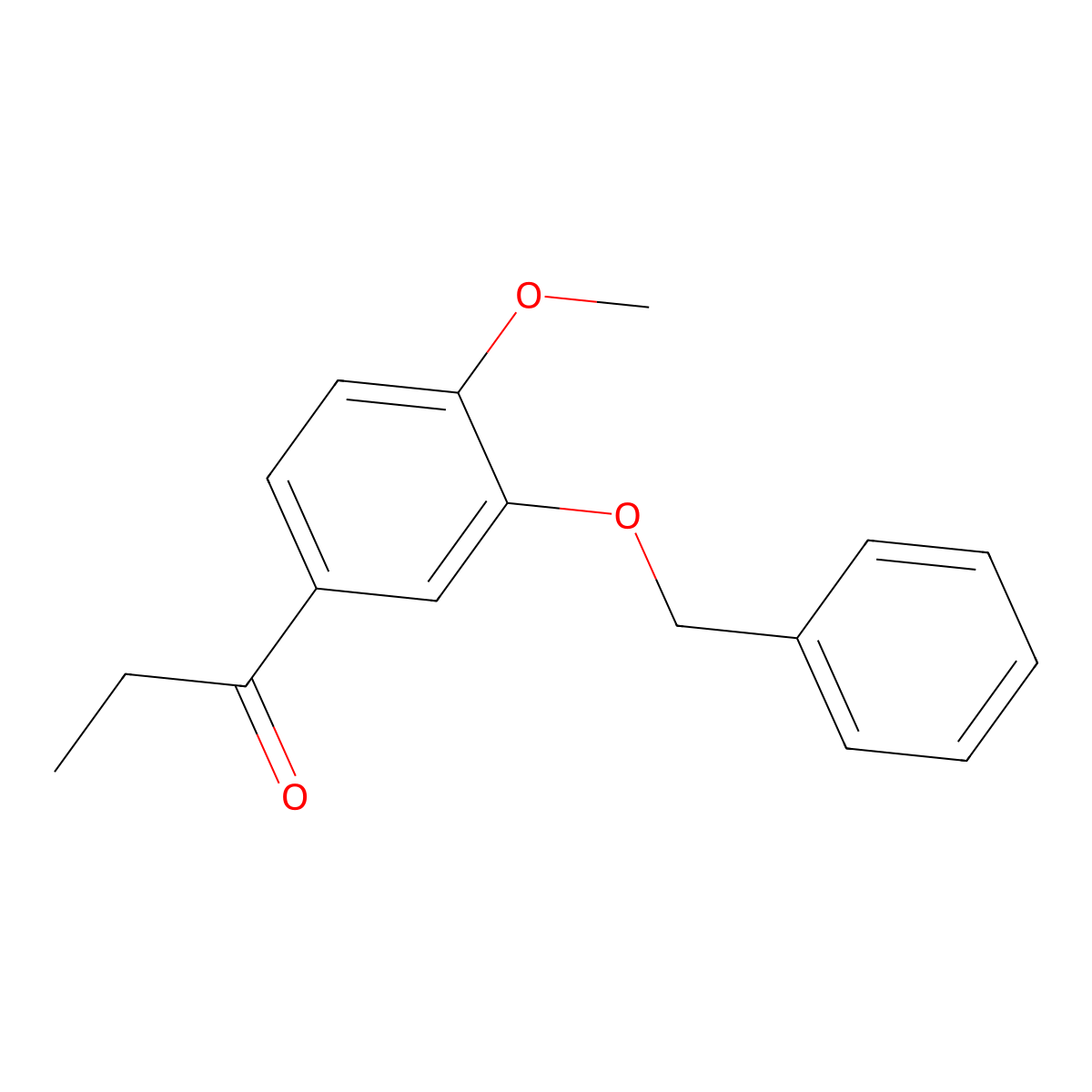 1-(3-(Benzyloxy)-4-methoxyphenyl)propan-1-one molecular structure, CAS 83674-89-9