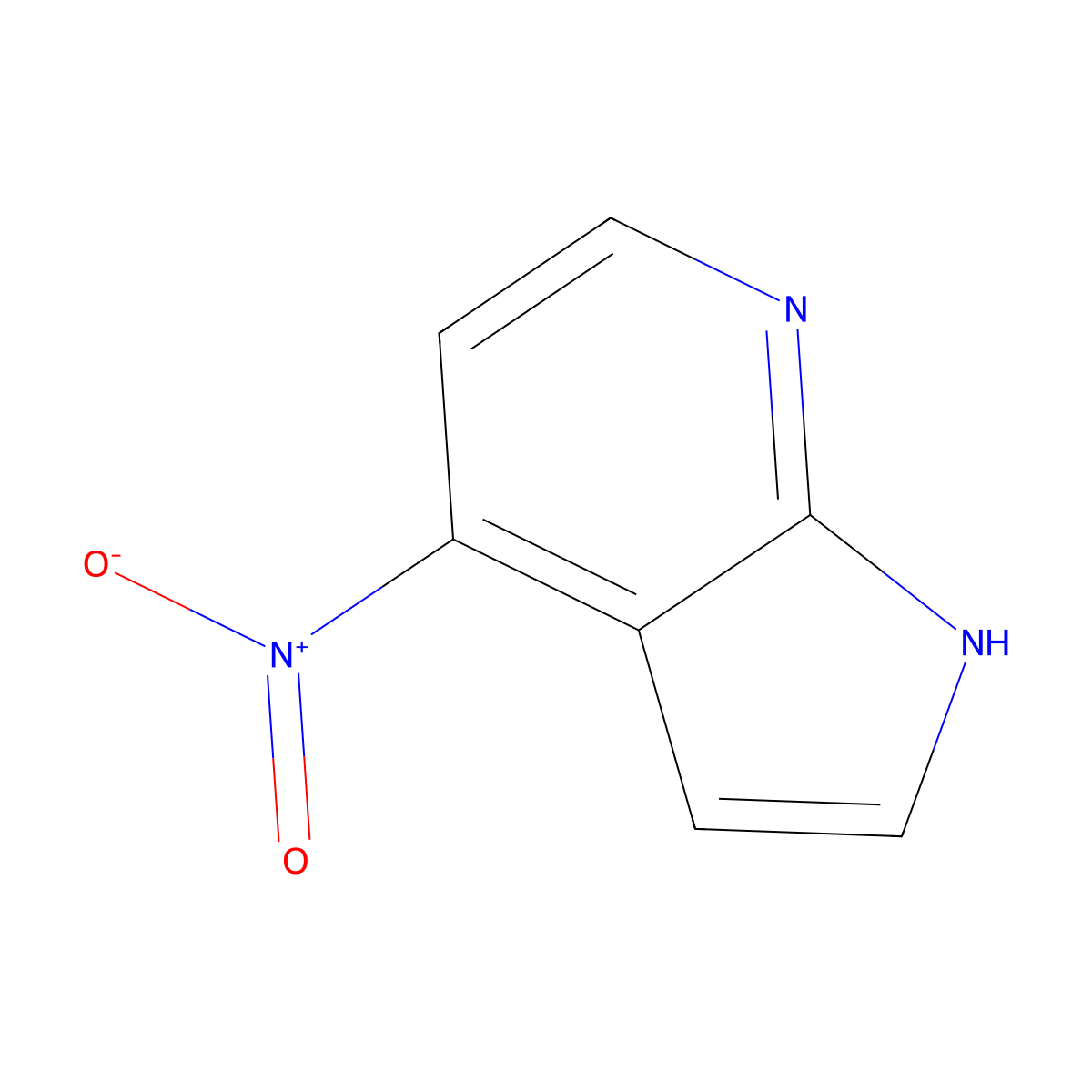 4-Nitro-7-azaindole molecular structure, CAS 83683-82-3