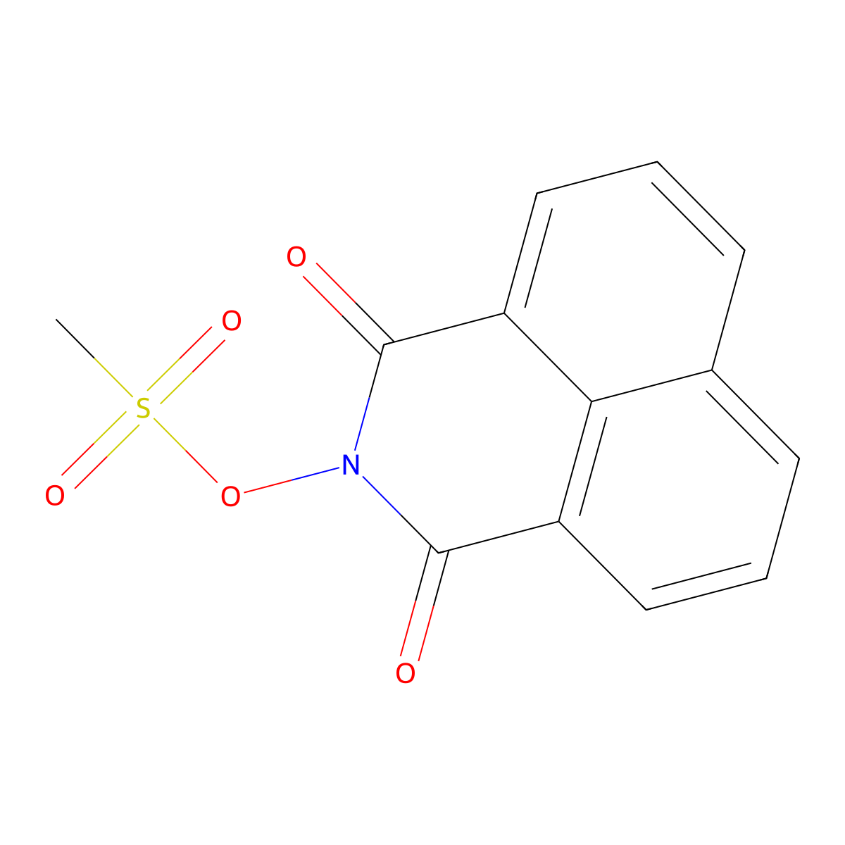2-[(Methylsulfonyl)oxy]-1H-benz[de]isoquinoline-1,3(2H)-dione molecular structure, CAS 83697-53-4