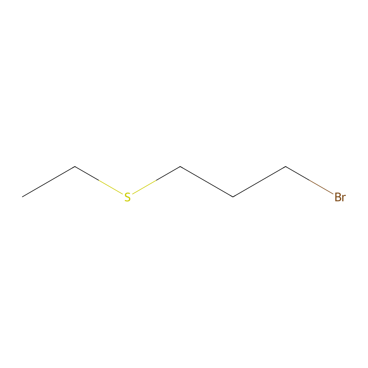 1-Bromo-3-(ethylsulfanyl)propane molecular structure, CAS 83705-51-5