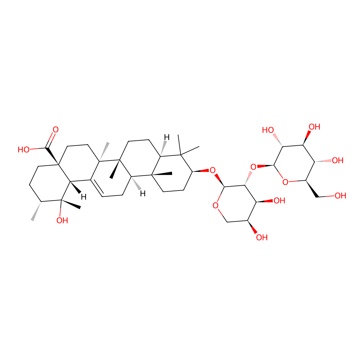 Ilexside I molecular structure, CAS 83725-19-3