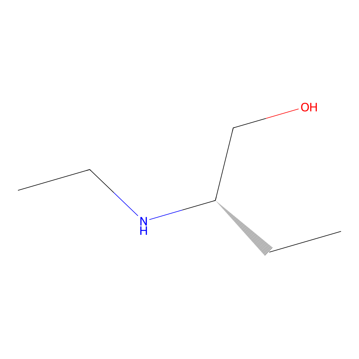 (S)-2-(ethylamino)butan-1-ol molecular structure, CAS 83728-78-3