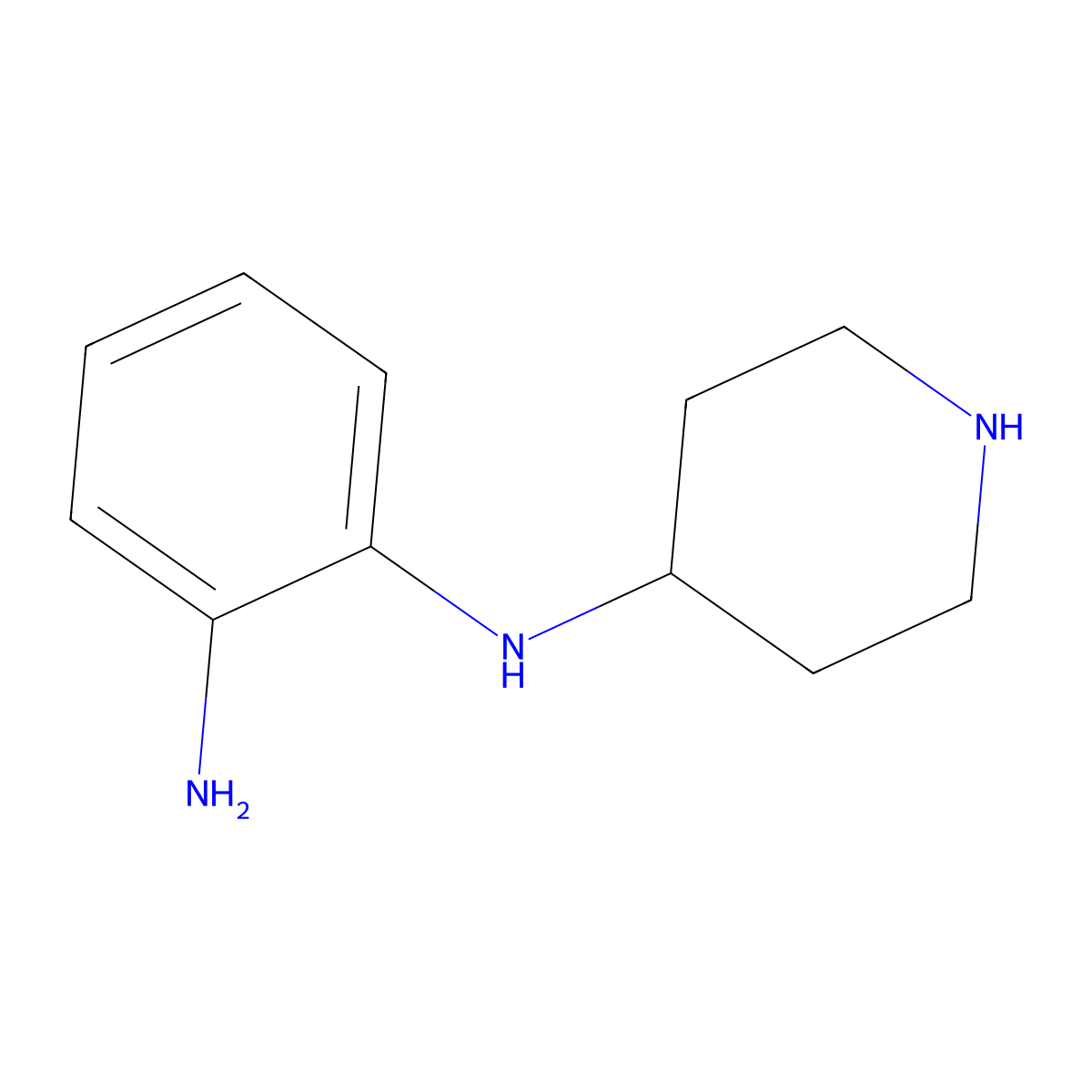 N-Piperidin-4-ylbenzene-1,2-diamine molecular structure, CAS 83732-53-0