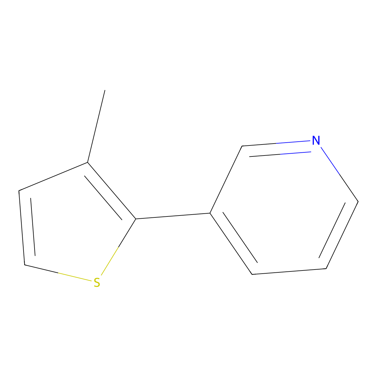 3-(3-Methylthiophen-2-yl)pyridine molecular structure, CAS 837376-35-9