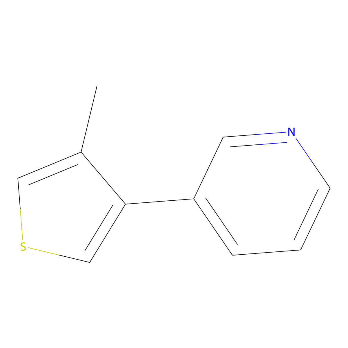 3-(4-Methylthiophen-3-yl)pyridine molecular structure, CAS 837376-42-8