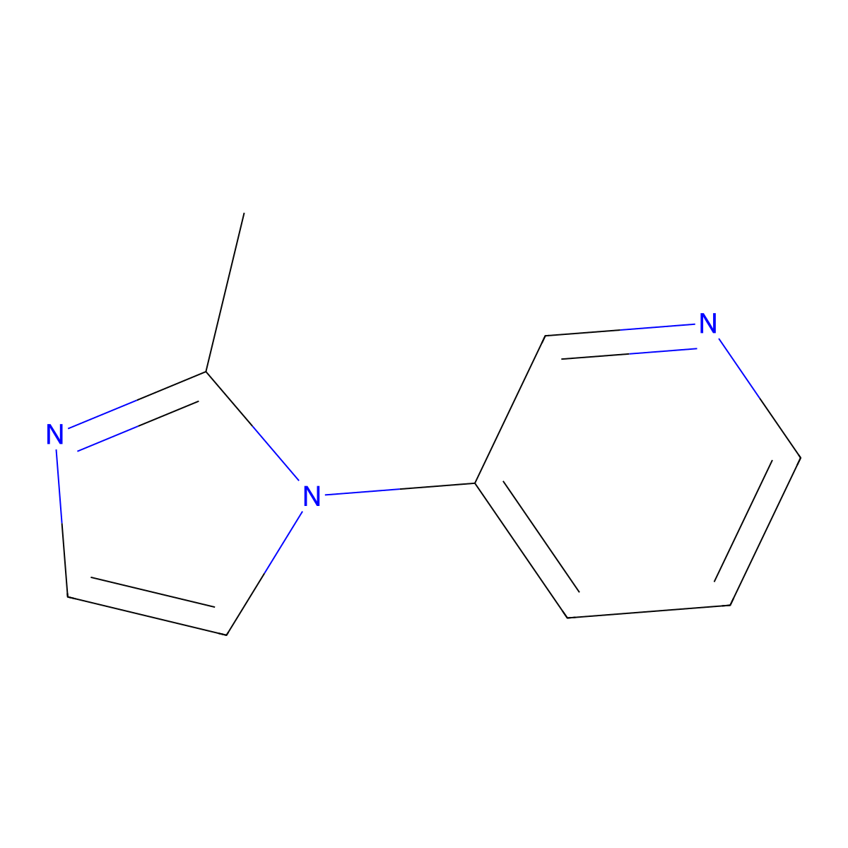 3-(2-Methyl-1H-imidazol-1-yl)pyridine molecular structure, CAS 837376-62-2