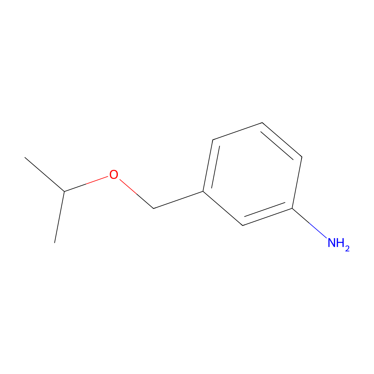 3-((Propan-2-yloxy)methyl)aniline molecular structure, CAS 83751-42-2