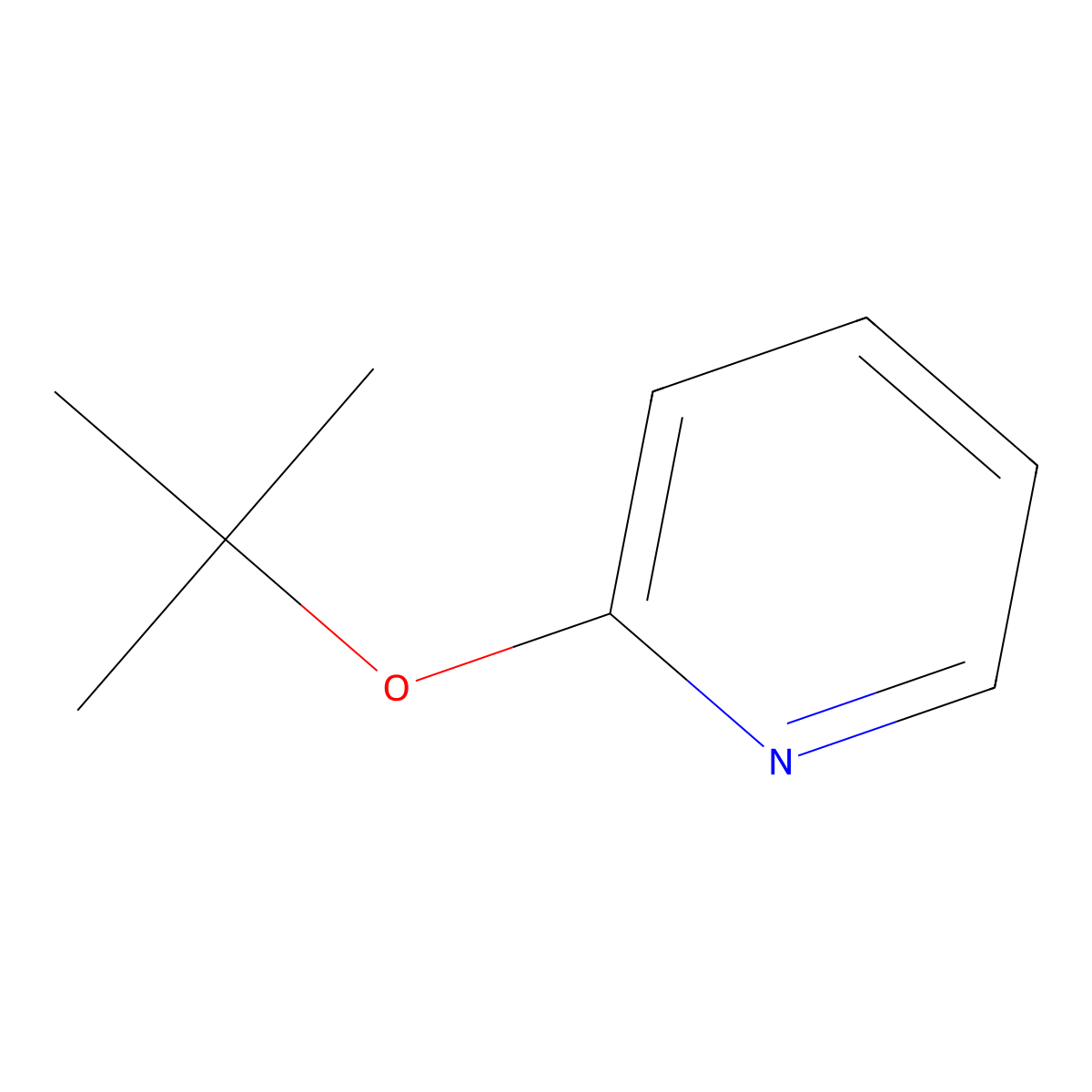 2-tert-Butoxypyridine molecular structure, CAS 83766-88-5