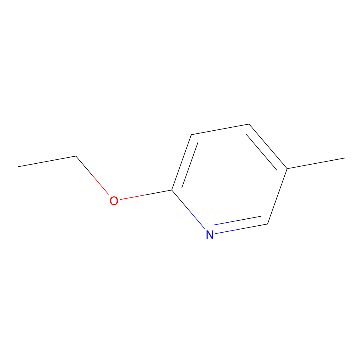 5-Methyl-2-ethoxypyridine molecular structure, CAS 83766-91-0