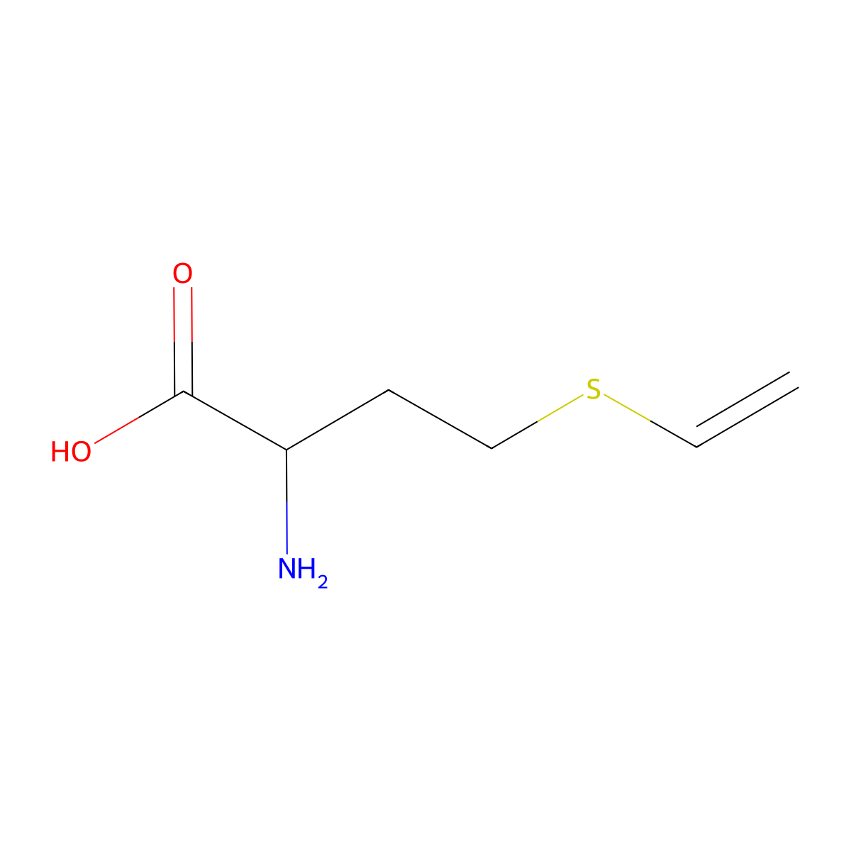 S-Vinyl-DL-homocysteine molecular structure, CAS 83768-87-0