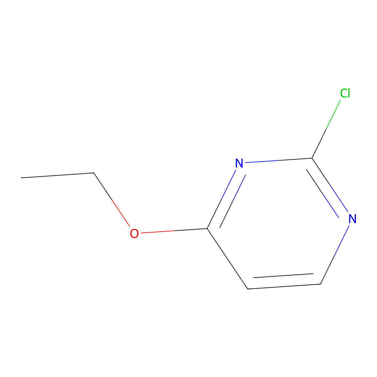 2-Chloro-4-ethoxypyrimidine molecular structure, CAS 83774-09-8