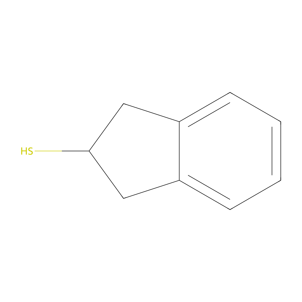2,3-dihydro-1H-indene-2-thiol molecular structure, CAS 83774-87-2