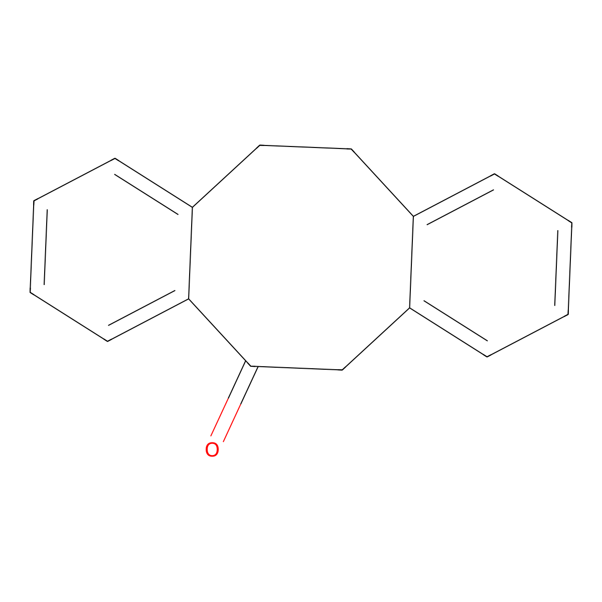 11,12-Dihydrodibenzo[a,e]cycloocten-5(6H)-one molecular structure, CAS 838-15-3