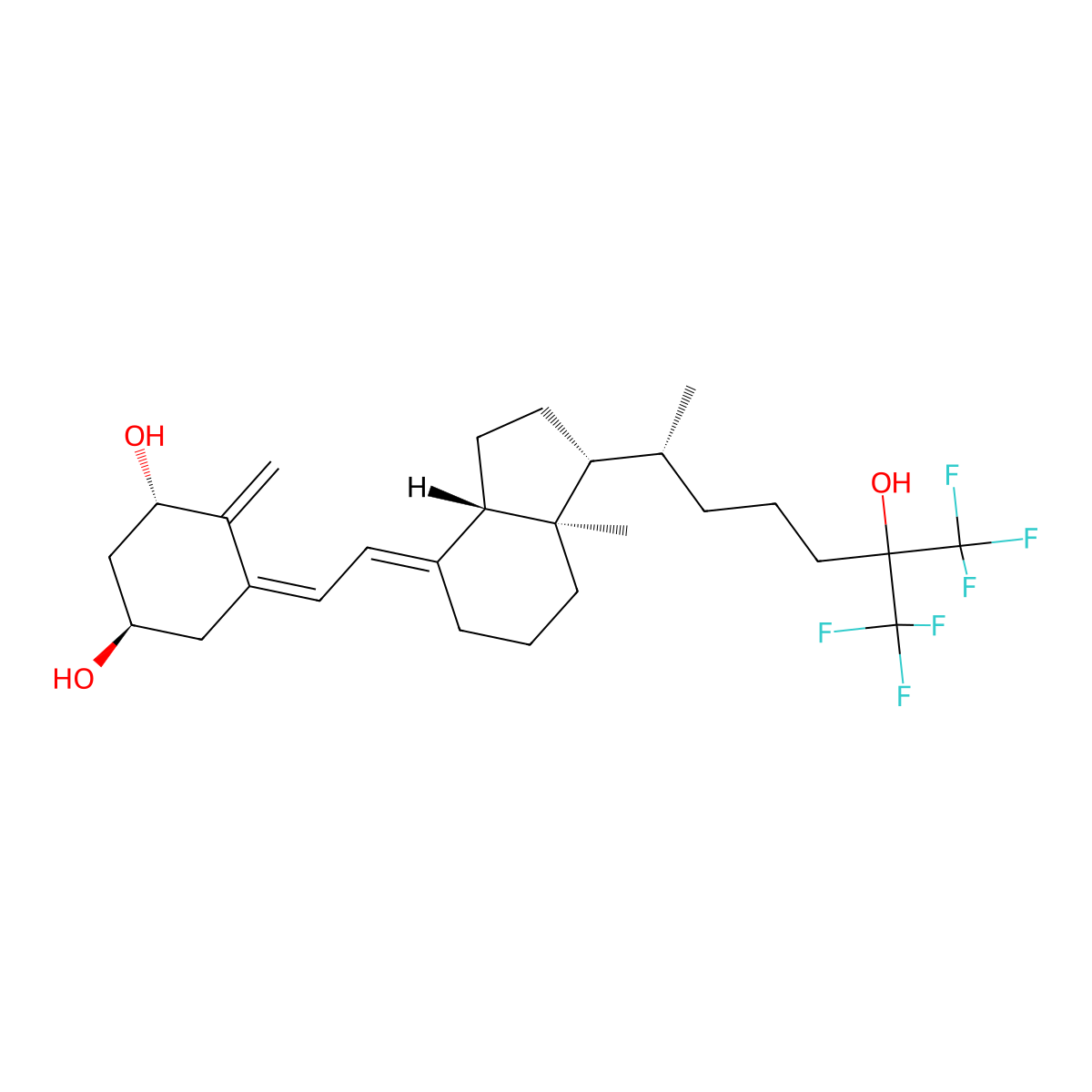 Falecalcitriol molecular structure, CAS 83805-11-2