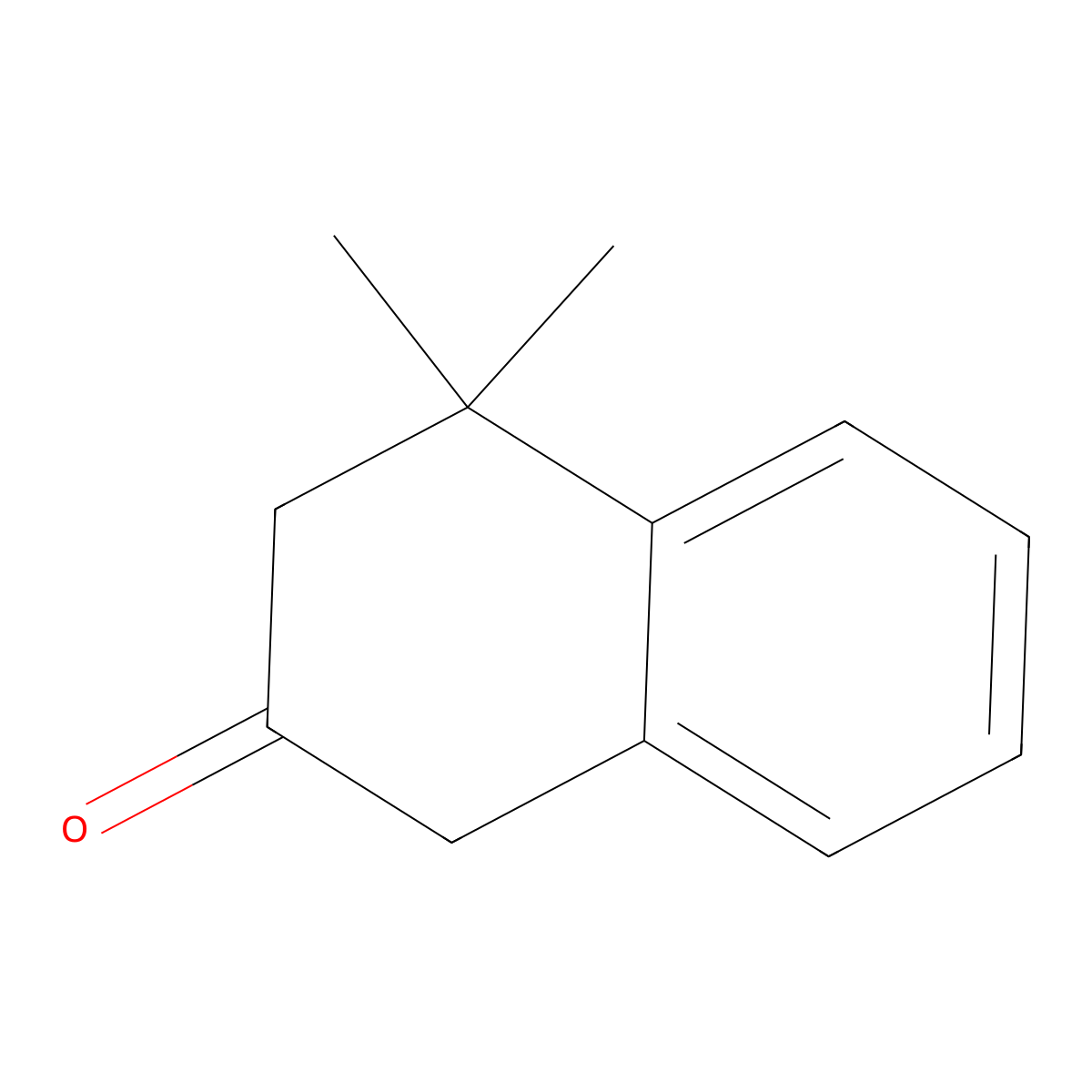 4,4-Dimethyl-1,2,3,4-tetrahydronaphthalen-2-one molecular structure, CAS 83810-57-5