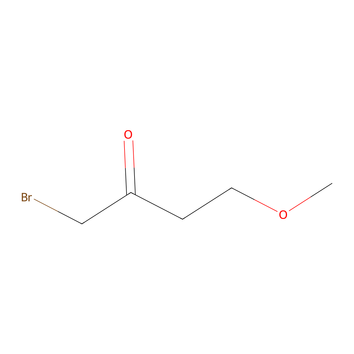 1-Bromo-4-methoxybutan-2-one molecular structure, CAS 83821-00-5