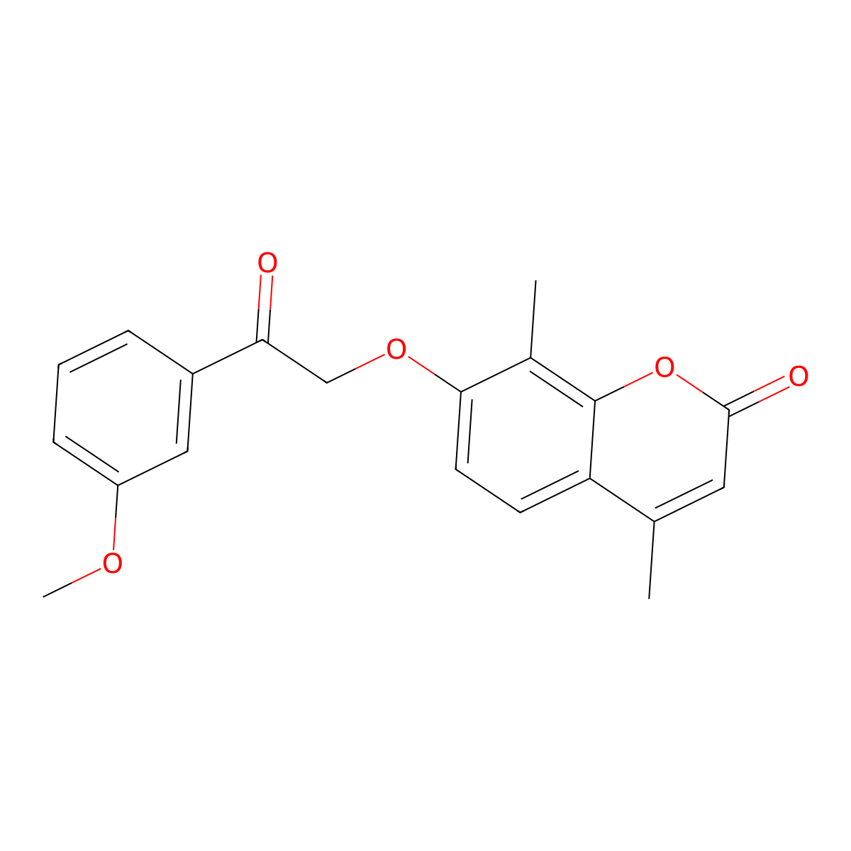 7-[2-(3-methoxyphenyl)-2-oxoethoxy]-4,8-dimethyl-2H-chromen-2-one molecular structure, CAS 838385-29-8