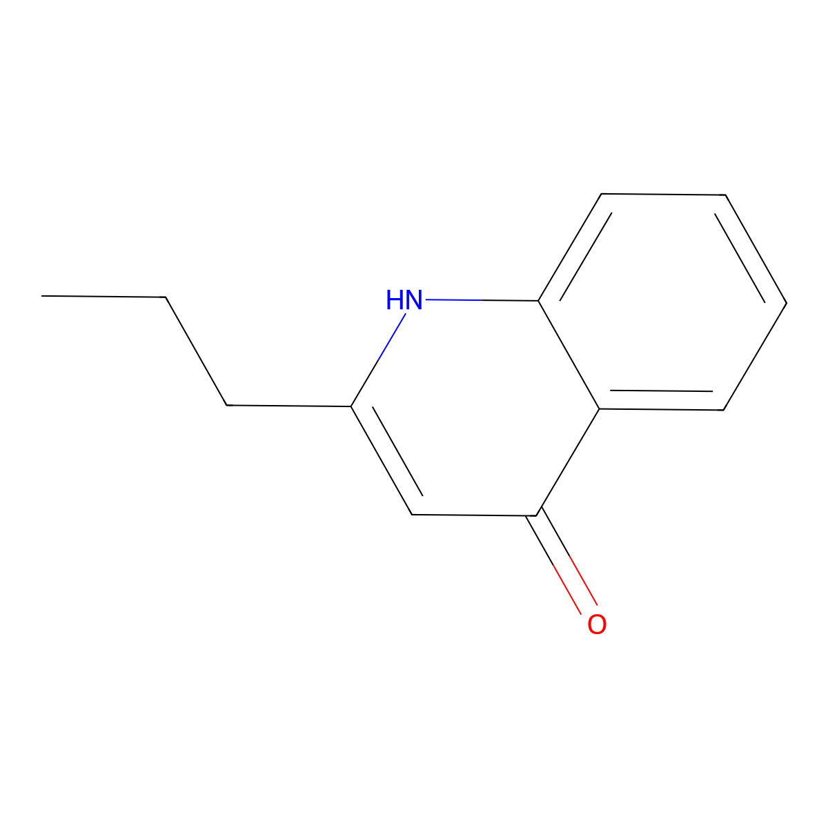 2-Propylquinolin-4-ol molecular structure, CAS 83842-64-2