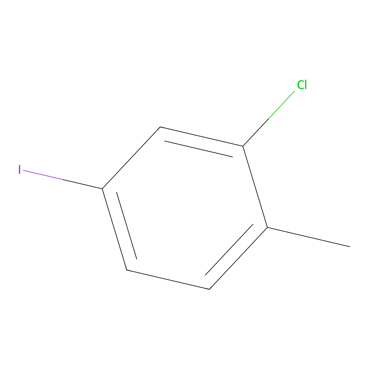 2-Chloro-4-iodotoluene molecular structure, CAS 83846-48-4