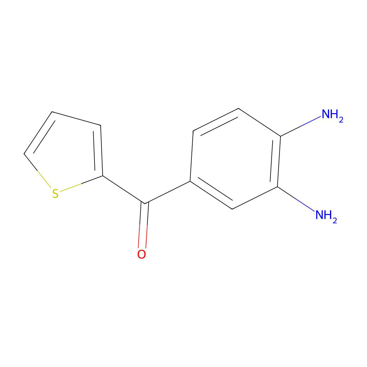 (3,4-Diaminophenyl) (2-thienyl) ketone molecular structure, CAS 83846-78-0