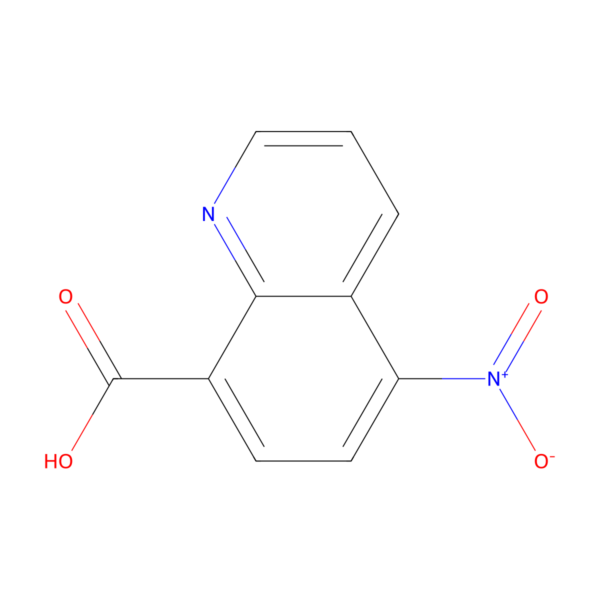 5-Nitroquinoline-8-carboxylic acid molecular structure, CAS 83848-59-3
