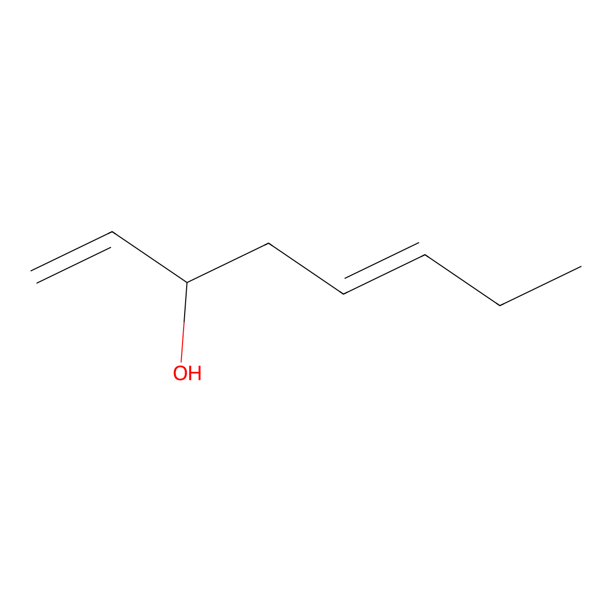 1,5-Octadien-3-ol molecular structure, CAS 83861-74-9