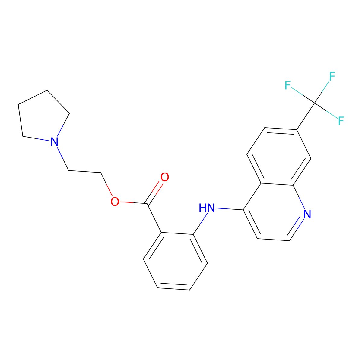 Florifenine molecular structure, CAS 83863-79-0