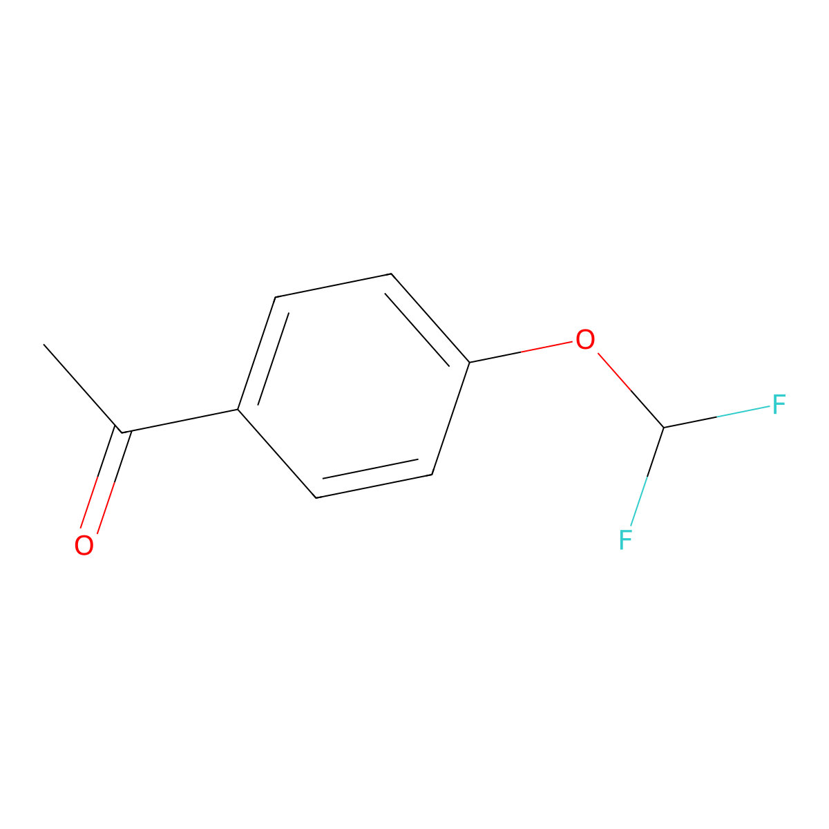 1-(4-(Difluoromethoxy)phenyl)ethan-1-one molecular structure, CAS 83882-67-1