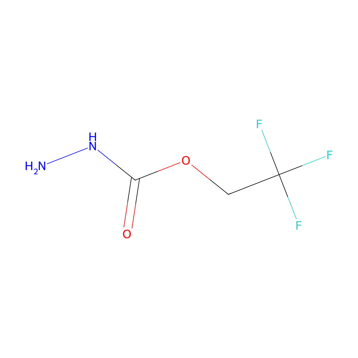 (2,2,2-Trifluoroethoxy)carbohydrazide molecular structure, CAS 83885-27-2