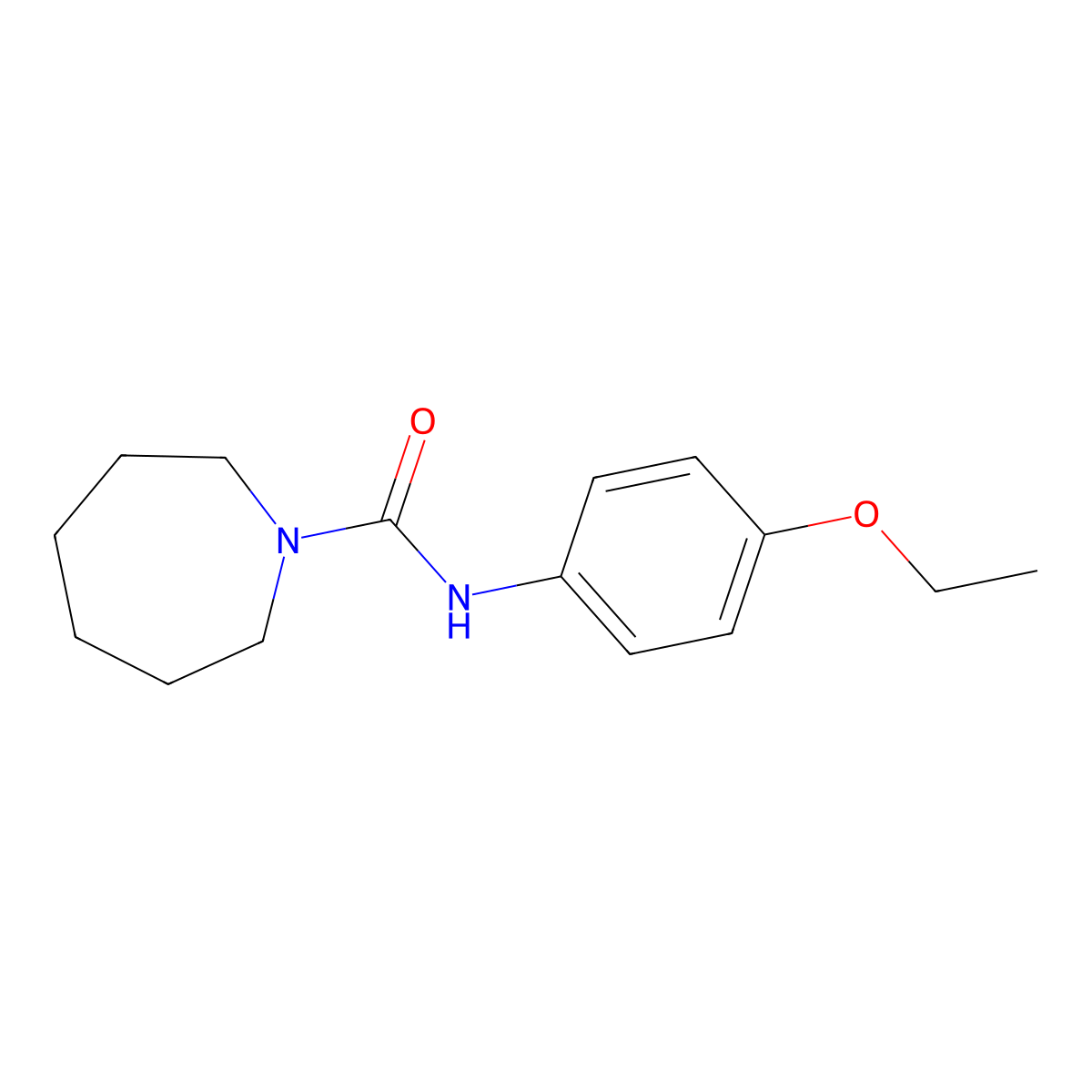 N-(4-ethoxyphenyl)azepane-1-carboxamide molecular structure, CAS 838898-79-6
