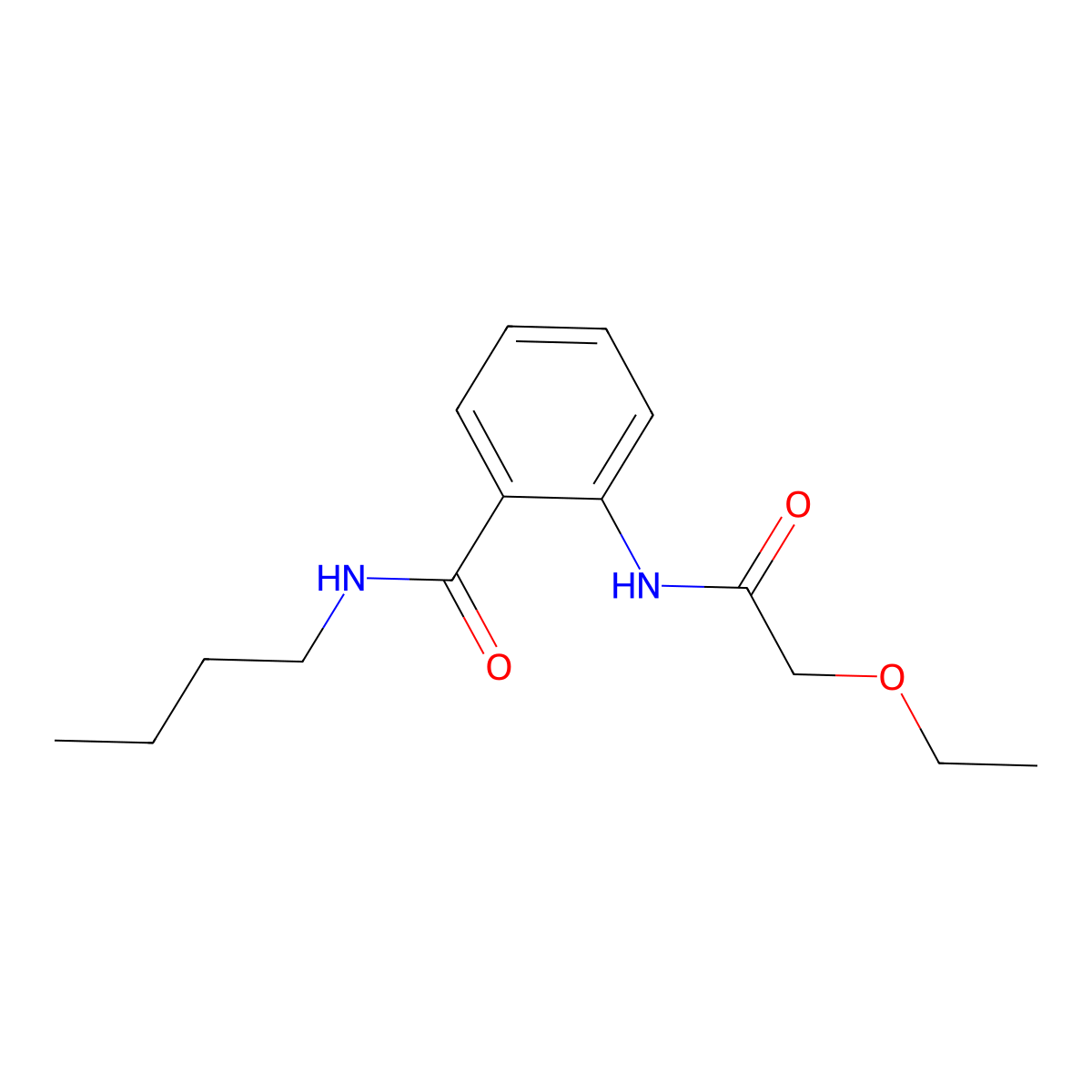 N-butyl-2-[(2-ethoxyacetyl)amino]benzamide molecular structure, CAS 838901-88-5