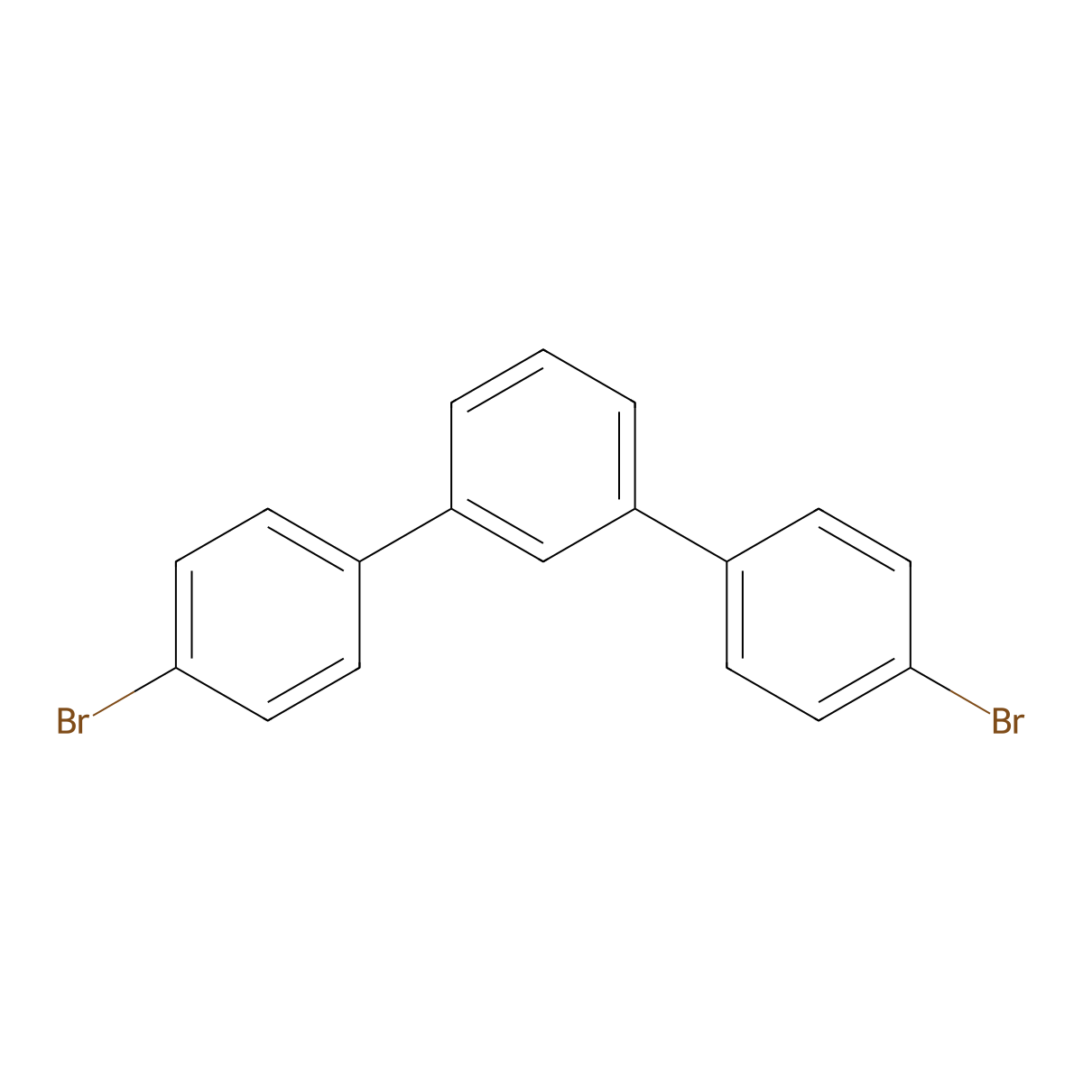 4,4''-Dibromo-1,1':3',1''-terphenyl molecular structure, CAS 83909-22-2