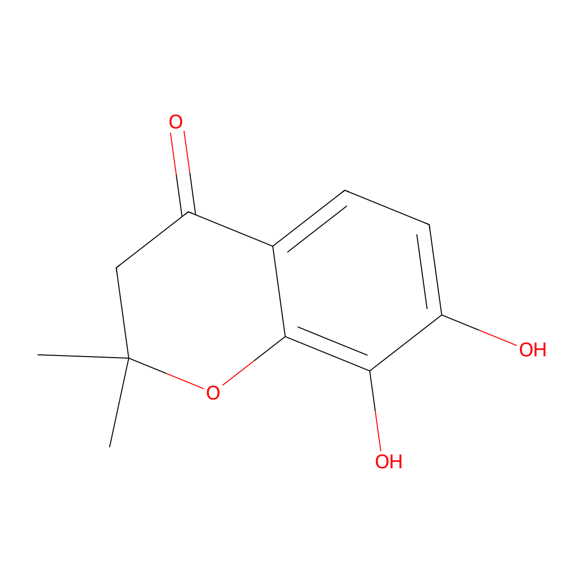 7,8-Dihydroxy-2,2-dimethylchroman-4-one molecular structure, CAS 83923-88-0