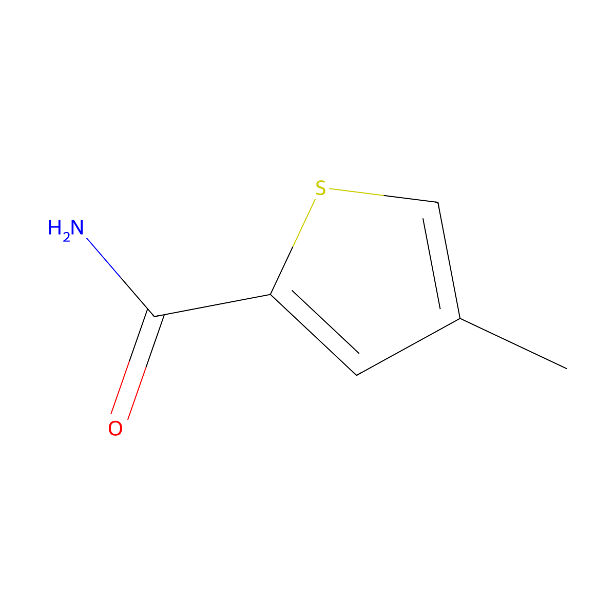 4-Methylthiophene-2-carboxamide molecular structure, CAS 83933-16-8