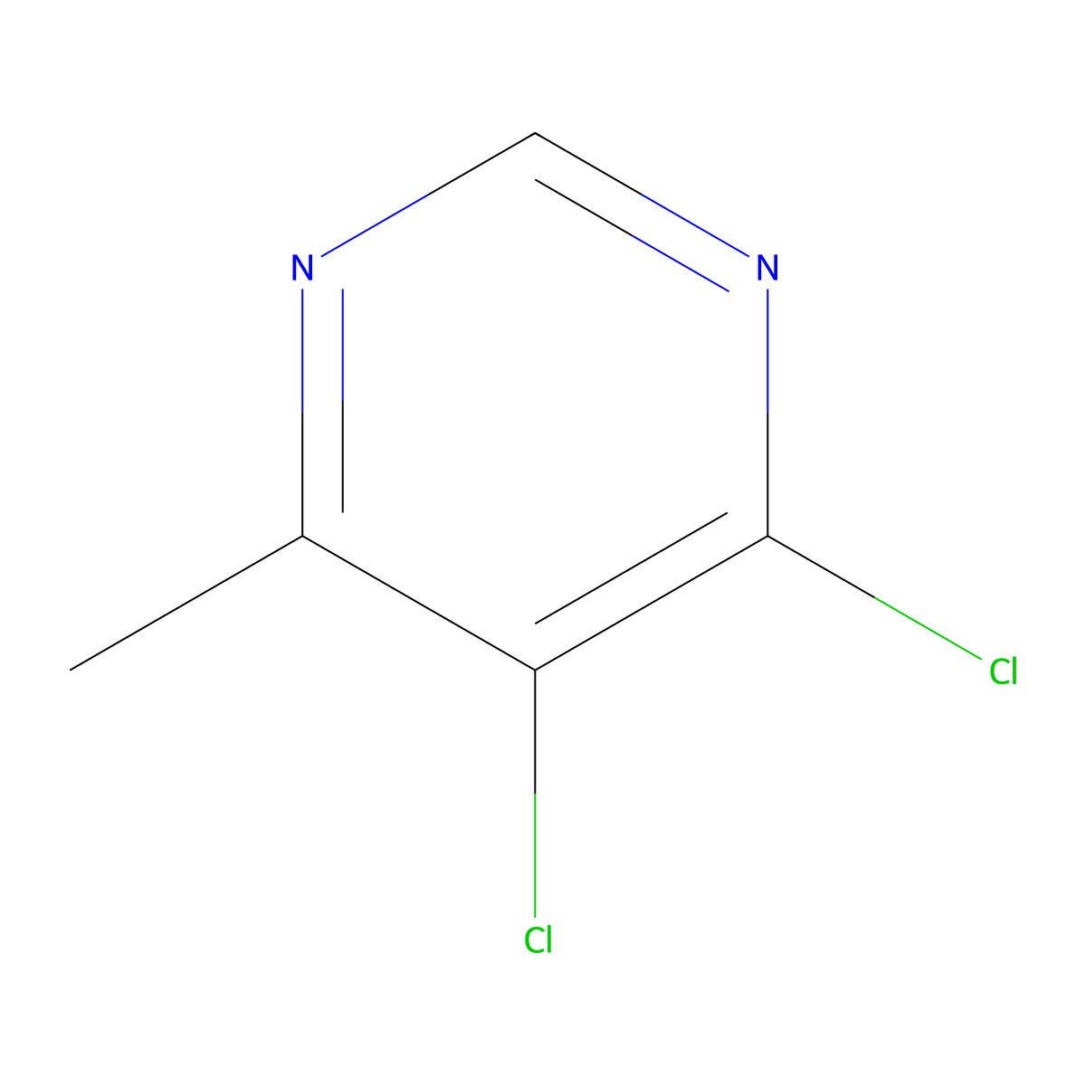 4,5-Dichloro-6-methylpyrimidine molecular structure, CAS 83942-10-3