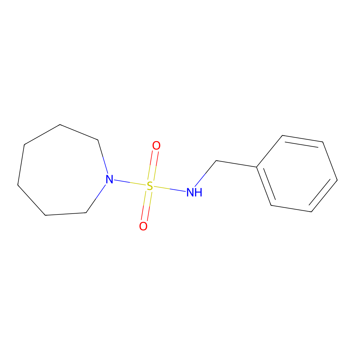N-benzylazepane-1-sulfonamide molecular structure, CAS 839681-40-2