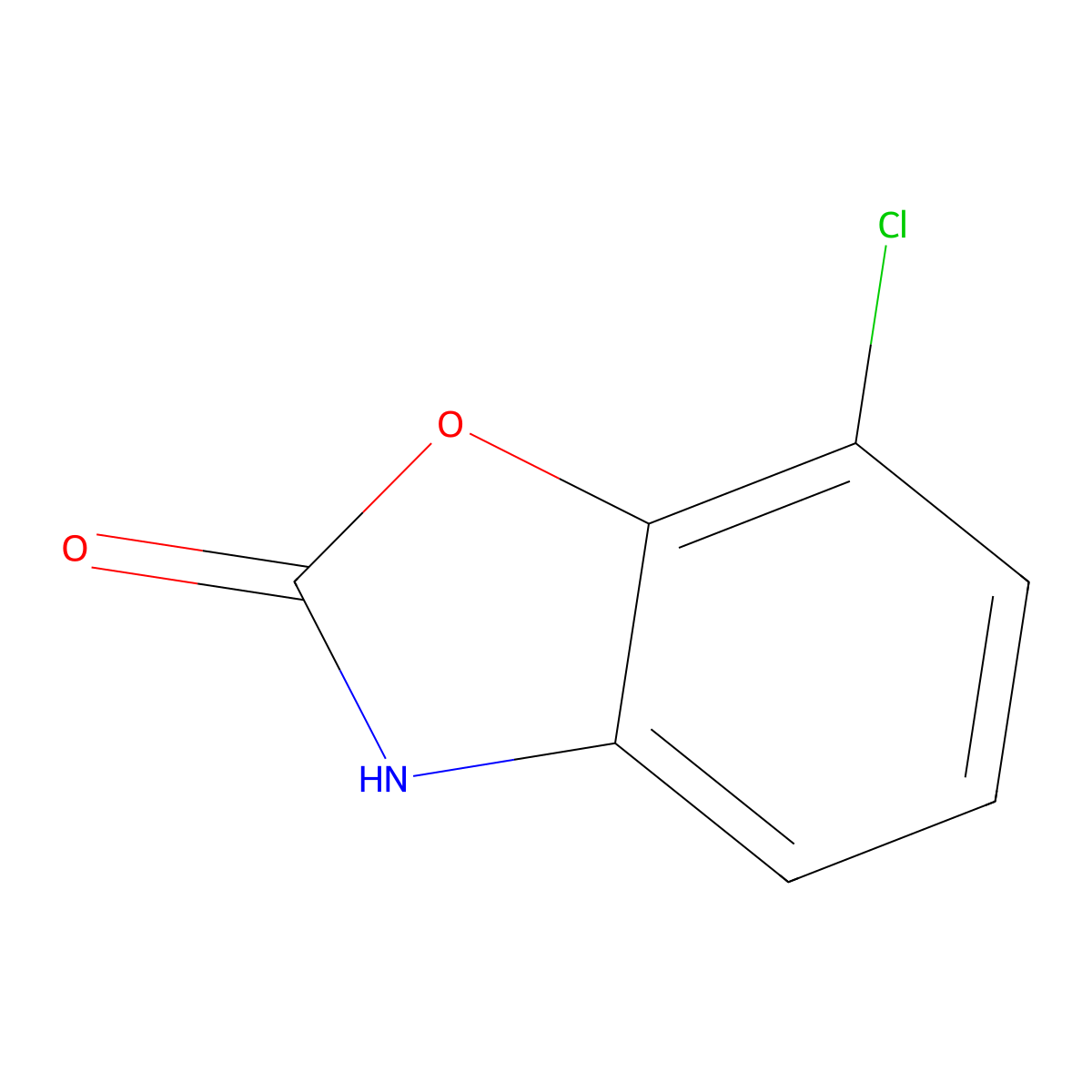 7-Chlorobenzoxazol-2(3H)-one molecular structure, CAS 83972-30-9