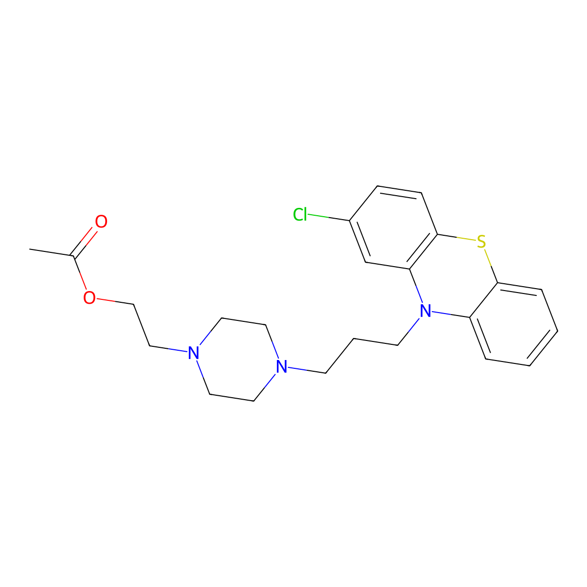 Thiopropazate molecular structure, CAS 84-06-0