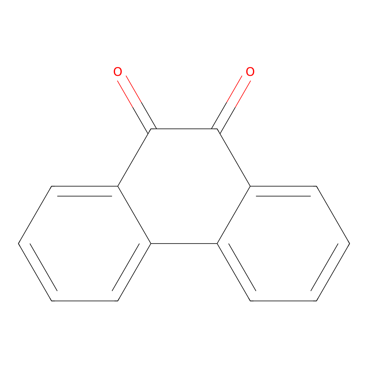 9,10-Phenanthrenedione molecular structure, CAS 84-11-7