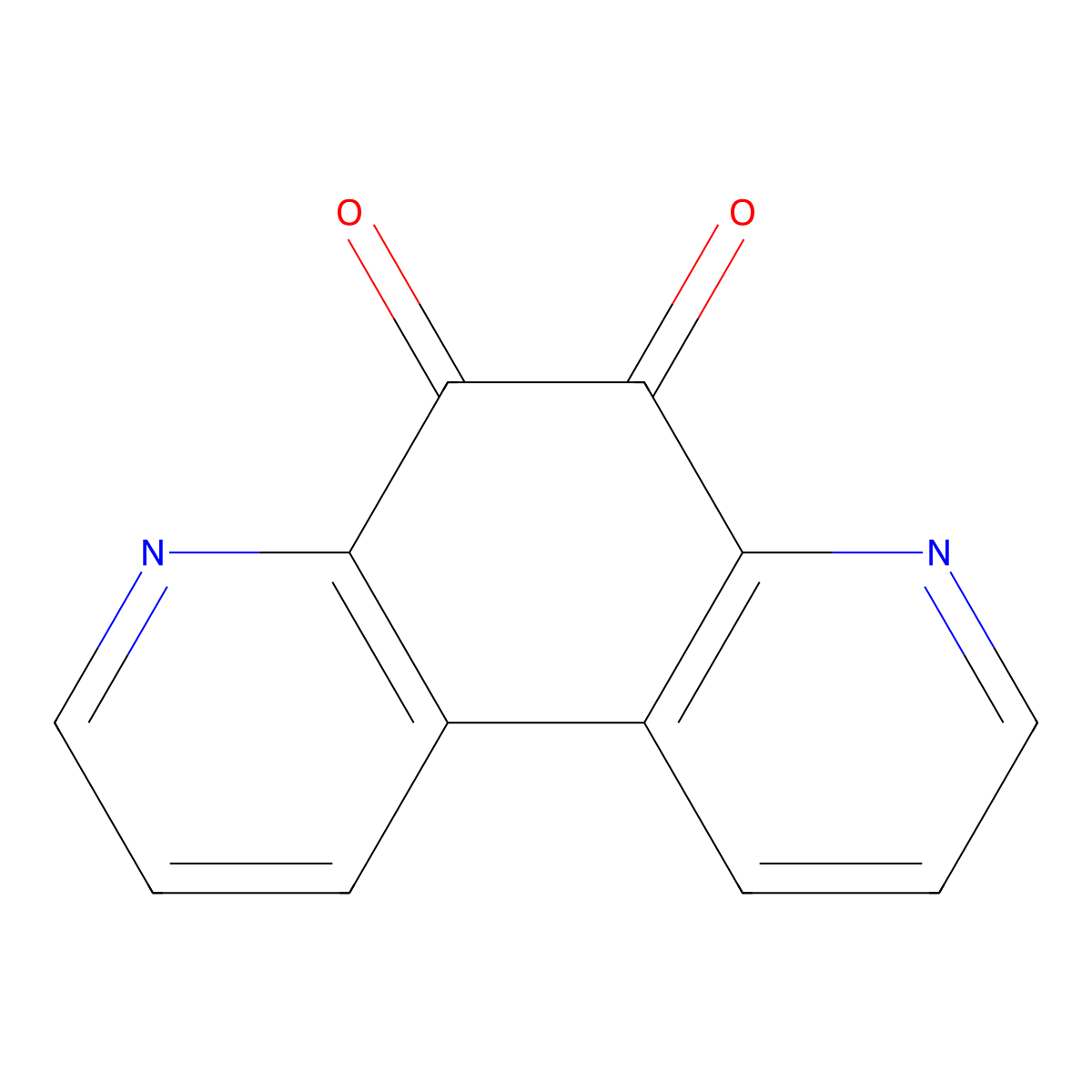 4,7-Phenanthroline-5,6-dione molecular structure, CAS 84-12-8