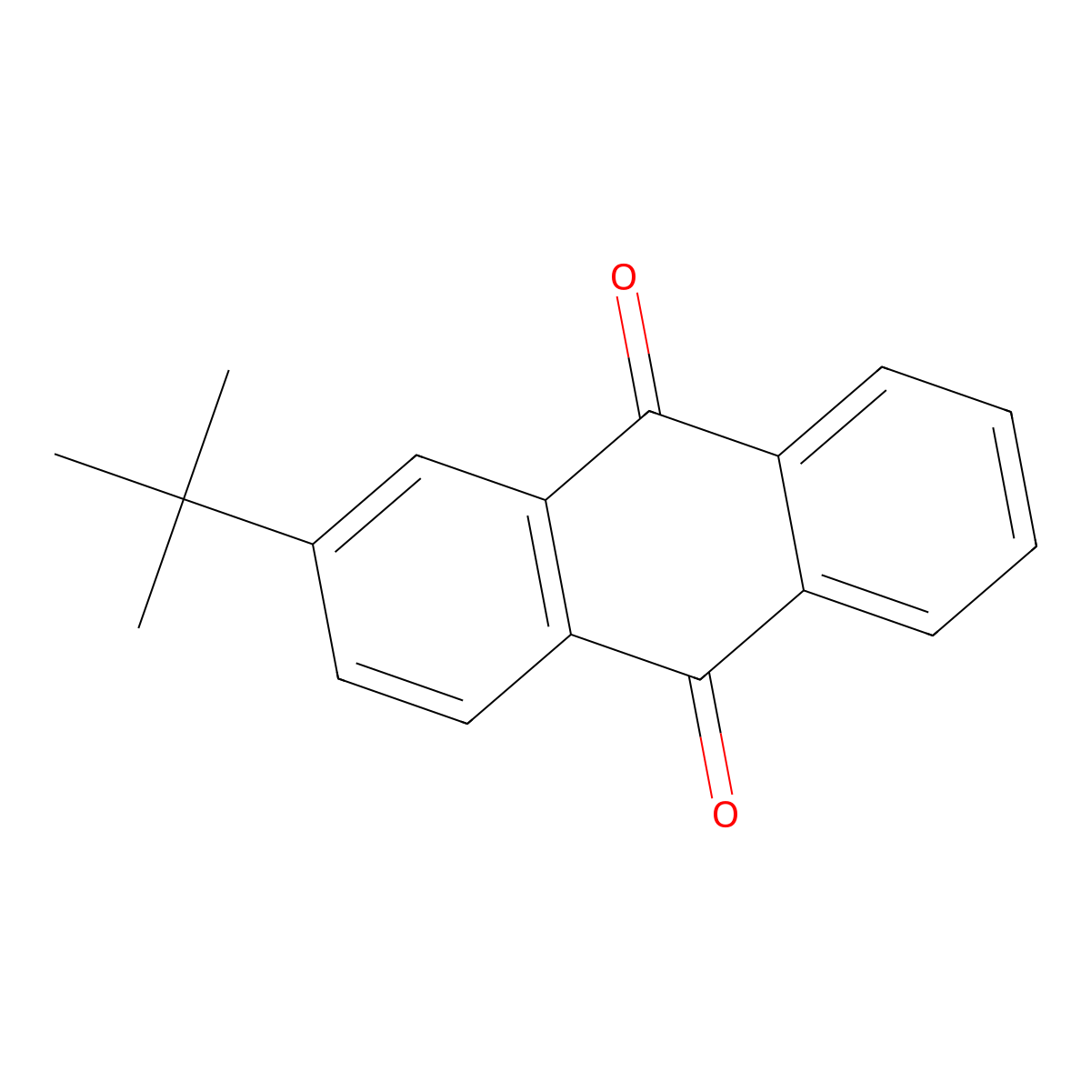 2-tert-Butylanthraquinone molecular structure, CAS 84-47-9